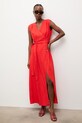 Answear.LAB sukienka letnia z wiskozy WS26-SUD110 czerwony WS26