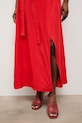 Answear.LAB sukienka letnia z wiskozy WS26-SUD110 czerwony