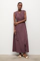 Answear.LAB rochie de vară cu vâscoză WS26-SUD110 maro WS26
