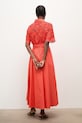 Ρούχα Answear.LAB Φόρεμα φαρδύ βαμβακερό WS26-SUD112 κόκκινο