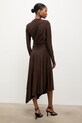 Odzież Answear.LAB sukienka 58209.tok brązowy