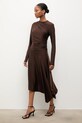 Answear.LAB sukienka brązowy 58209.tok