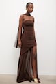 Answear.LAB sukienka 2390.tok brązowy WS26