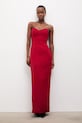 Odzież Answear.LAB sukienka DUOKALP.tok czerwony