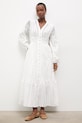 Answear.LAB sukienka bawełniana 81045-1.fak biały WS26