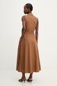 Odzież Answear.LAB sukienka bawełniana WS26-SUD151 brązowy