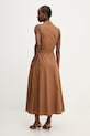 Odzież Answear.LAB sukienka bawełniana WS26-SUD151 brązowy