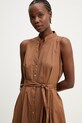 Answear.LAB sukienka bawełniana brązowy WS26-SUD151