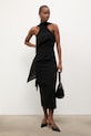 Answear.LAB šaty halter EL3767 čierna WS26