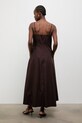 Ρούχα Answear.LAB φόρεμα βαμβακερό EL3600 καφέ