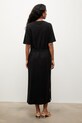 Oblečenie Answear.LAB letné šaty s prímesou ľanu TRA.SS.3.ok čierna