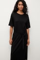 Answear.LAB letné šaty s prímesou ľanu čierna TRA.SS.3.ok