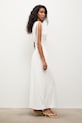 Answear.LAB sukienka z wiskozą WS26-SUD176 biały WS26