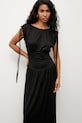 Answear.LAB sukienka z wiskozą czarny WS26-SUD176