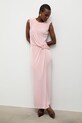 Answear.LAB sukienka drapowana 58444.tok różowy WS26
