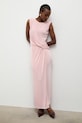 Answear.LAB sukienka drapowana 58444.tok różowy WS26
