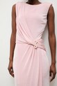Answear.LAB sukienka drapowana 58444.tok różowy