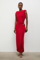 Answear.LAB sukienka drapowana 58444.tok czerwony WS26