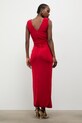 Odzież Answear.LAB sukienka drapowana 58444.tok czerwony
