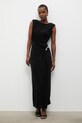 Answear.LAB sukienka drapowana 58444.tok czarny WS26