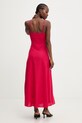 Odzież Answear.LAB sukienka z dodatkiem lnu 9529S.fak czerwony