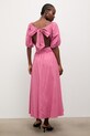 Oblečenie Answear.LAB letné šaty bavlnené PS9395S.fak ružová