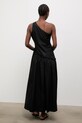 Oblečenie Answear.LAB šaty s rozšíreným strihom bavlnené PS9553.fak čierna