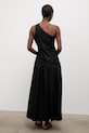 Oblečenie Answear.LAB šaty s rozšíreným strihom bavlnené PS9553.fak čierna