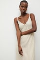 Answear.LAB sukienka bieliźniana beżowy 56278.iak