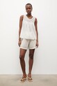 Answear.LAB szorty damskie bawełniane WS26-SZD003 beżowy WS26