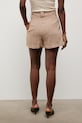 Odzież Answear.LAB szorty damskie z dodatkiem lnu WS26-SZD005 beżowy