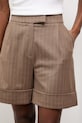 Answear.LAB szorty brązowy 30173.tok
