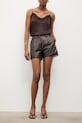 Answear.LAB szorty damskie skórzane EIRA WS26-SZD011 brązowy WS26