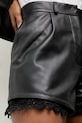 Answear.LAB szorty skórzane EIRA z kolekcji Unscripted WS26-SZD011 czarny