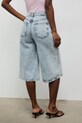 Odzież Answear.LAB bermudy damskie jeansowe sng.kr.1 niebieski