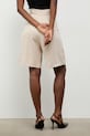 Oblačila Answear.LAB elegantne kratke hlače ženske z viskozo 95067.iak bež