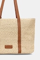 Akcesoria Answear.LAB torebka shopper damska pleciona MXZQ2501270950 beżowy
