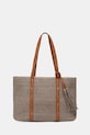 Answear.LAB torebka shopper damska pleciona brązowy MXZQ2501270950