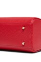 Bonded by Answear.LAB & LOBOS torebka skórzana MINI Q z przypinką BOW czerwony