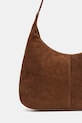 Akcesoria Answear.LAB torebka zamszowa mlp134h03.isr brązowy