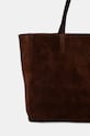 Accesorii Answear.LAB geantă shopper pentru femei, din piele întoarsă ANS0755.podszewka.hak maro