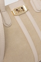 Answear.LAB aktówka damska zamszowa beżowy WS26-TOD163