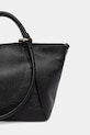 Doplnky Answear.LAB kabelka typu shopper dámska kožená WS26-TOD164 čierna
