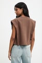 Odzież Answear.LAB top damski WS26-TSD010 brązowy