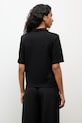 Odzież Answear.LAB polo damskie z wiskozą WS26-TSD015 czarny