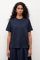 Answear.LAB basic tričko dámske bavlnené tmavomodrá TR2.2.tok