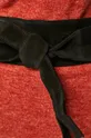 Answear - Kožený opasok čierna