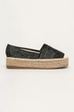 čierna Answear - Espadrilky R and B Dámsky