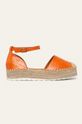 oranžová Answear - Espadrilky Ideal Shoes Dámsky