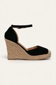 Answear - Espadrile LaDonna textil negru R13Z2019.33A.W
